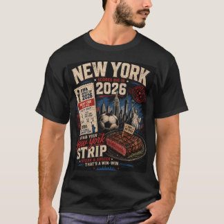 Funny New York Strip Soccer  T-Shirt