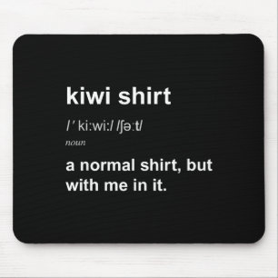 Funny New Zealand For Men Women Kiwi Gift Humour  Mouse Mat