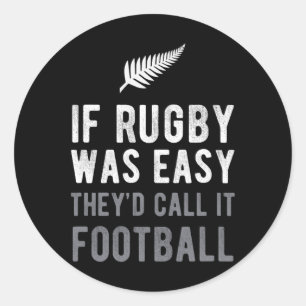 Funny New Zealand Rug Classic Round Sticker