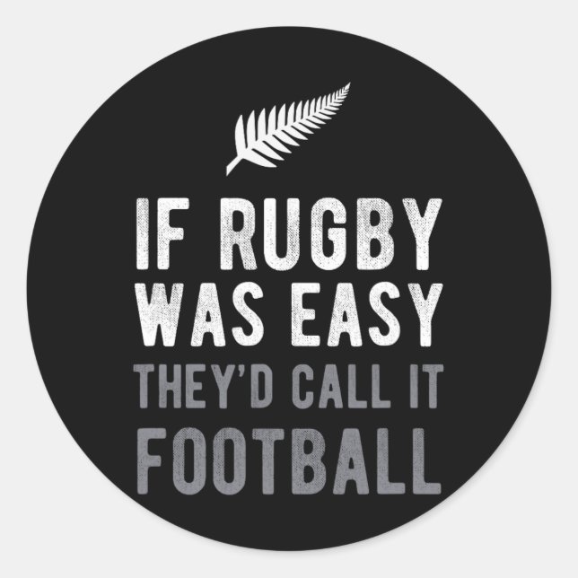 Funny New Zealand Rug  Classic Round Sticker (Front)