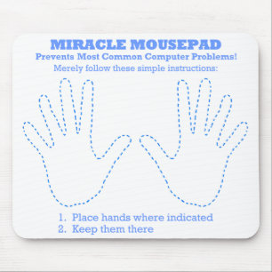 Funny Newbie First PC or Laptop Computer Mousepad