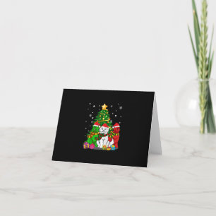 Funny Newfie   Funny Newfoundland Dog Christmas Card