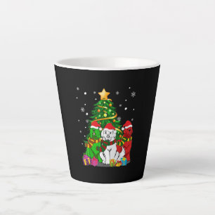 Funny Newfie Funny Newfoundland Dog Christmas Latte Mug