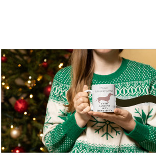 Funny Newfoundl It's All Fun and Games until sameo Coffee Mug