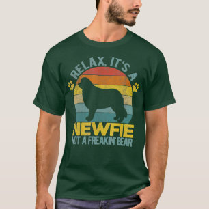 Funny Newfoundland Dog Newfie Owner Retro Vintage T-Shirt