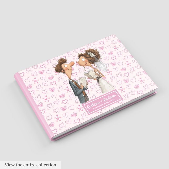 Funny Newlyweds Humour Wedding Guest book (Funny Newlyweds Humor Wedding Guest book)