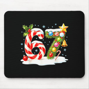 Funny Nice Naughty 6 7 Christmas 67 Meme Xmas Boys Mouse Mat