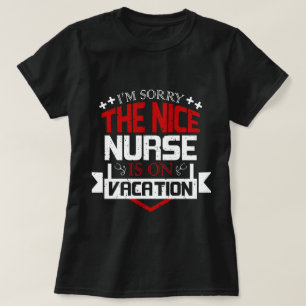 Funny nice Nurse word art T-Shirt