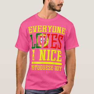 Funny Nice Portuguese Boy  Portugal Proud Meme Gif T-Shirt