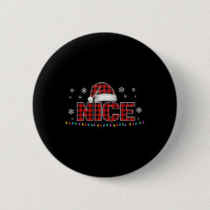 Funny Nice Red Plaid Costume Matching Christmas Co 6 Cm Round Badge
