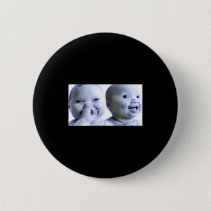 Funny Niche Baby Gen Z Meme Ai Viral Giggling Ai L 6 Cm Round Badge