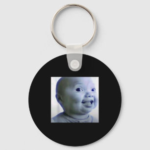 Funny Niche Baby Gen Z Meme Ai Viral Giggling Ai L Key Ring