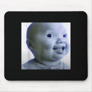 Funny Niche Baby Gen Z Meme Ai Viral Giggling Ai L Mouse Mat