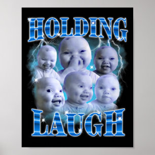 Funny Niche Baby Gen Z Meme Ai Viral Giggling Ai L Poster