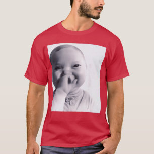 Funny Niche Baby gen z Meme ai Viral Giggling AI L T-Shirt