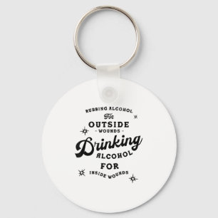 Funny Nick Miller Quote Shirt_ Alcohol Saying New  Key Ring