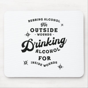 Funny Nick Miller Quote Shirt_ Alcohol Saying New Mouse Mat