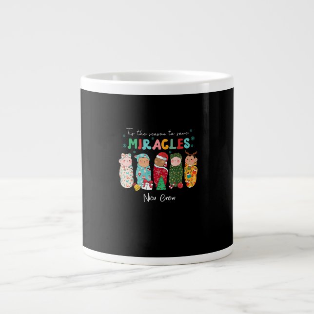 Funny Nicu Nurse Nurse Appreciation Christmas Large Coffee Mug (Front)