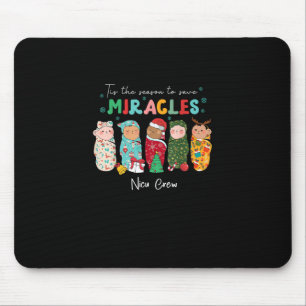 Funny Nicu Nurse Nurse Appreciation Christmas Mouse Mat