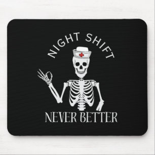 Funny Night Shift Nurse Icu Rn Er Cvicu Nicu Ed Np Mouse Mat