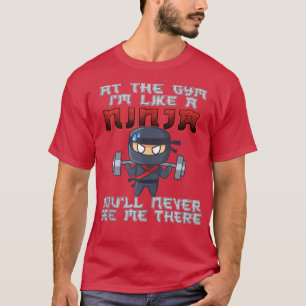 Funny Ninja, At The Gym I'm Like A Ninja Tank Top
