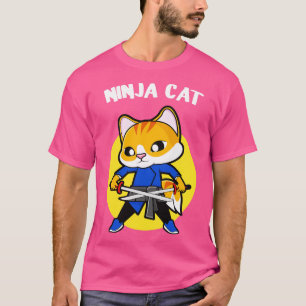 Funny Ninja Cat Cats Lover Gift T-Shirt