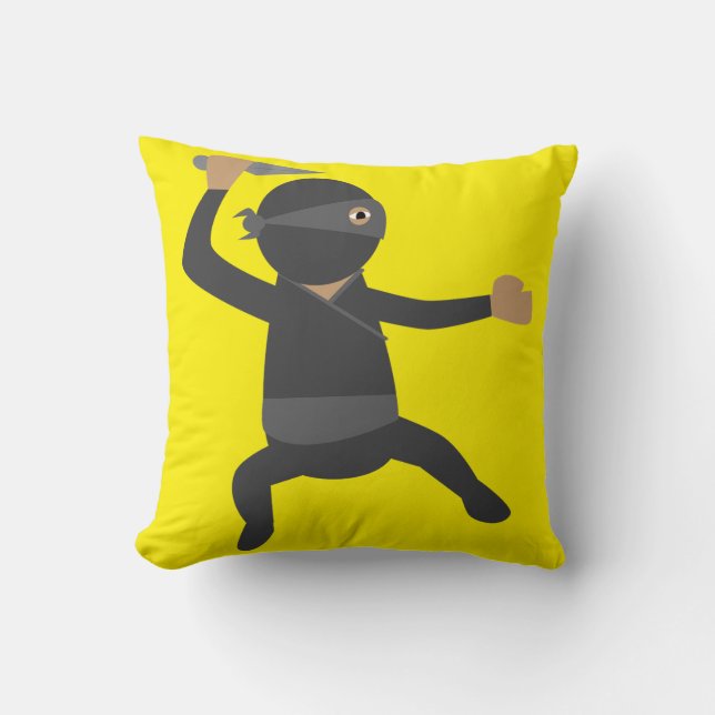 Funny Ninja Cushion (Front)