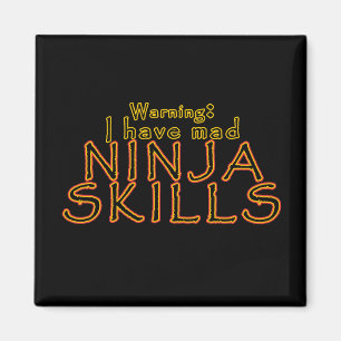 Funny Ninja Joke Magnets