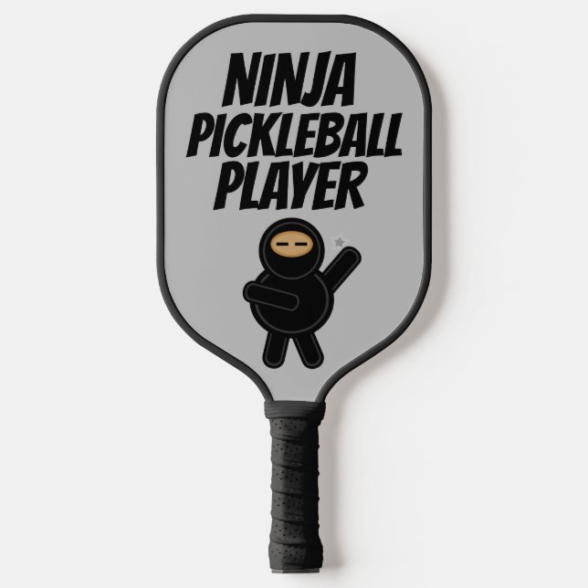  FUNNY NINJA PICKLEBALL PLAYER PADDLES (Front)