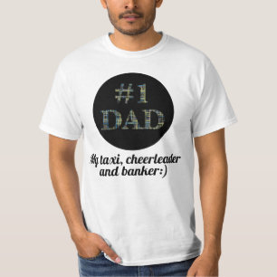 Funny No. 1 Dad Personalised Father’s Day T-Shirt