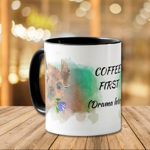 Funny No Drama Llama Mug