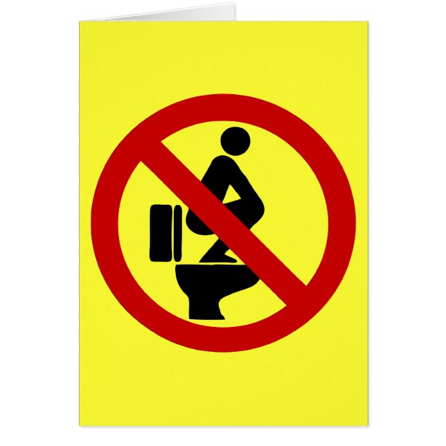 Funny NO Feet on the Seat ⚠ Thai Sign ⚠ (Front)