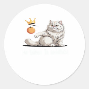 Funny No Kings In America Classic Round Sticker