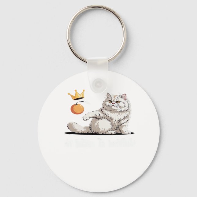 Funny No Kings In America Key Ring (Front)