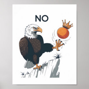 Funny No Kings In America Men Women 1 Poster
