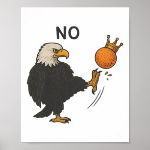 Funny No Kings In America Men Women Poster