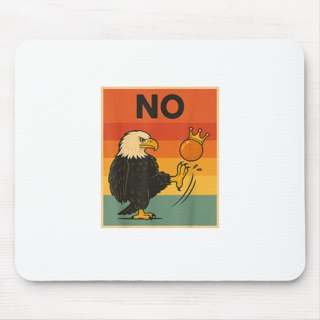 Funny No Kings In America Men Women Style Mouse Mat (Front)