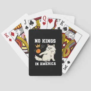 Funny No Kings In America Retro Classic Playing Cards
