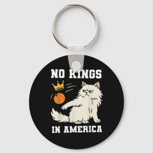Funny No Kings in America Retro Classic Style Key Ring