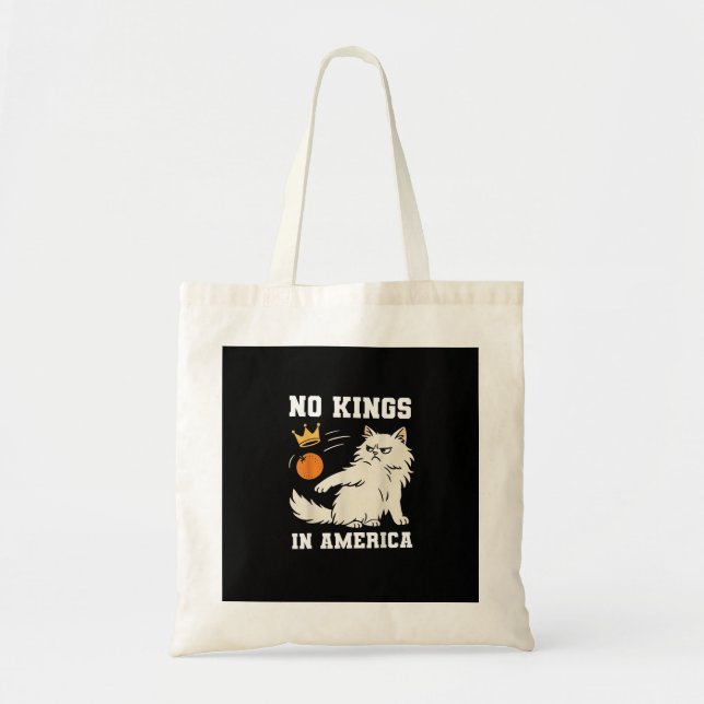 Funny No Kings In America Retro Classic Tote Bag (Front)