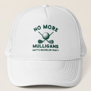 Funny “No More Mulligans” Golf Bachelor Party  Trucker Hat