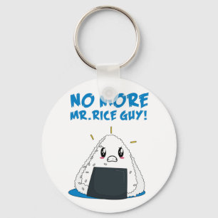 Funny No More Rice Guy Key Ring