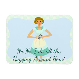 Funny No Nagging Smart Phone Kitsch Art Magnet
