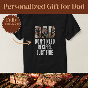 Funny No Recipes Dad Grill T-Shirt