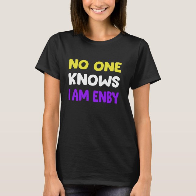 Funny Nonbinary and Transgender 2 T-Shirt (Front)