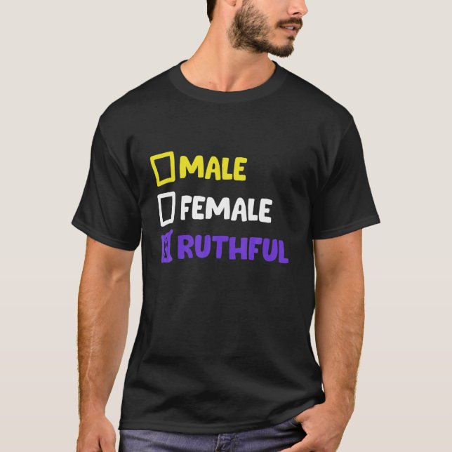 Funny Nonbinary Ruthful T-Shirt (Front)