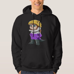 Funny Nonbinary T-Rex Gift Hoodie
