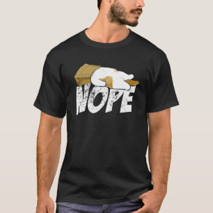 Funny Nope Lazy Cat Not Today Cat Lover T-Shirt