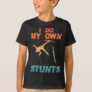 Funny Nordic Mountain Skiing Art For Men Women Ski T-Shirt