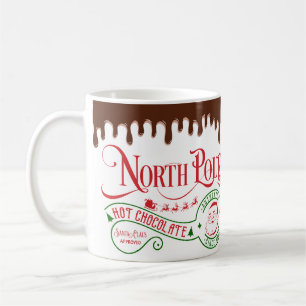 Funny North Pole Hot Chocolate Christmas Coffee Mug